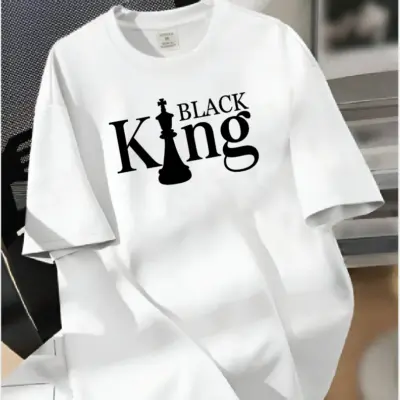 Drop Shoulder Printed T-Shirt