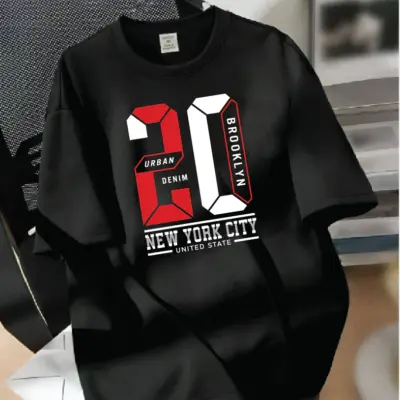 Drop Shoulder Print T-shirt