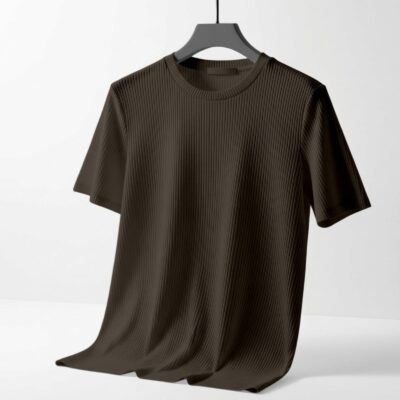 2/2 Rib Cotton Half Sleeve T-Shirt
