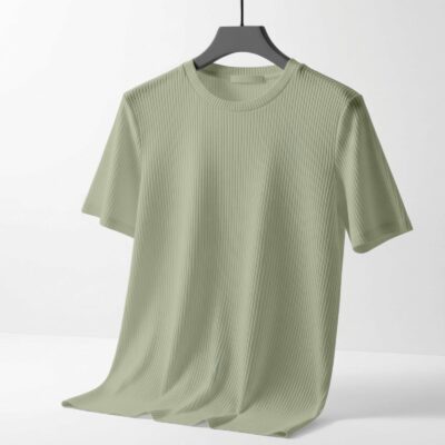 2/2 Rib Cotton Half Sleeve T-Shirt