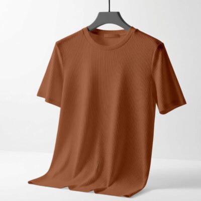 2/2 Rib Cotton Half Sleeve T-Shirt