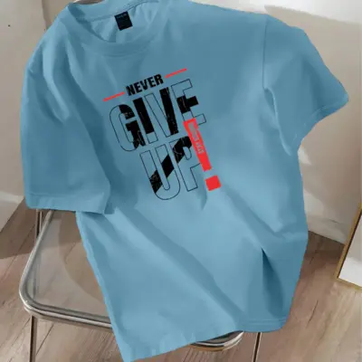 Drop Shoulder Printed T-Shirt