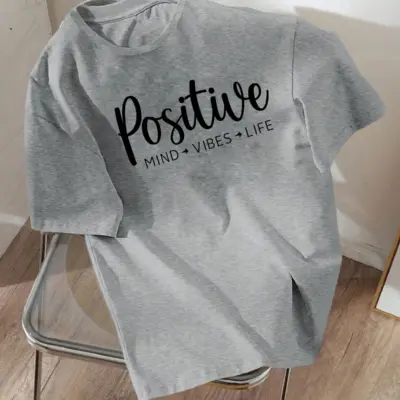 Drop Shoulder Printed T-Shirt