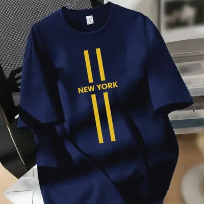 Drop Shoulder Printed T-Shirt