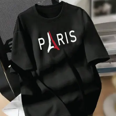 Drop Shoulder Printed T-Shirt