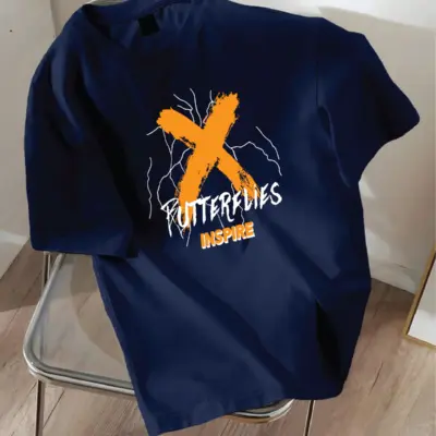 Drop Shoulder Printed T-Shirt