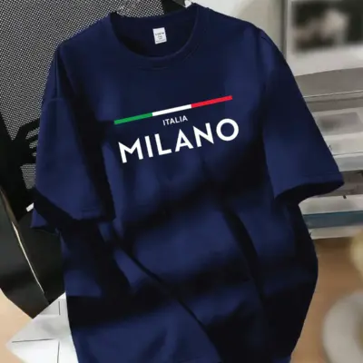 Drop Shoulder Printed T-Shirt