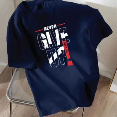 Drop Shoulder Printed T-Shirt