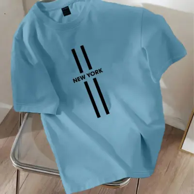 Drop Shoulder Printed T-Shirt