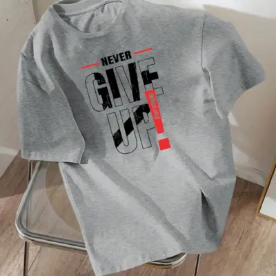 Drop Shoulder Printed T-Shirt