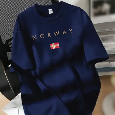 Drop Shoulder Printed T-Shirt