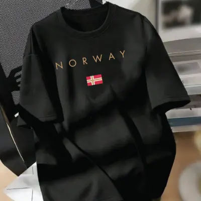 Drop Shoulder Printed T-Shirt