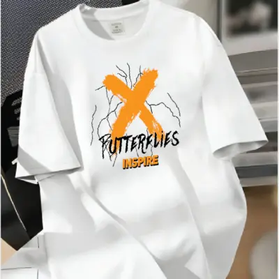 Drop Shoulder Printed T-Shirt