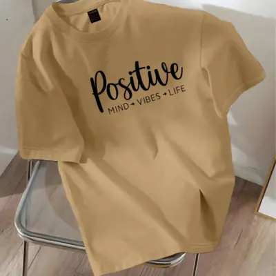 Drop Shoulder Printed T-Shirt