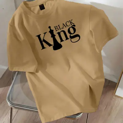 Drop Shoulder Printed T-Shirt