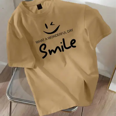 Drop Shoulder Printed T-Shirt