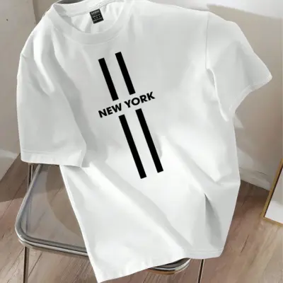 Drop Shoulder Printed T-Shirt