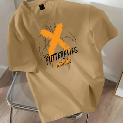 Drop Shoulder Printed T-Shirt