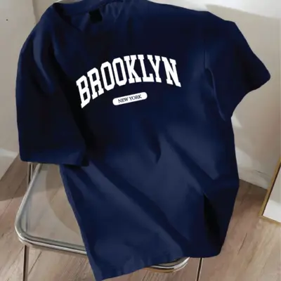 Drop Shoulder Printed T-Shirt