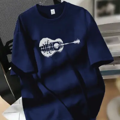 Drop Shoulder Printed T-Shirt