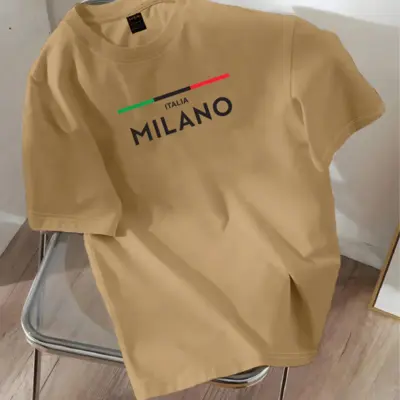 Drop Shoulder Printed T-Shirt (Copy)