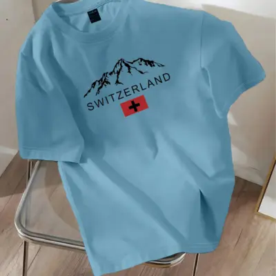 Drop Shoulder Printed T-Shirt