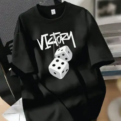 Drop Shoulder Printed T-Shirt