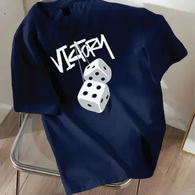 Drop Shoulder Printed T-Shirt