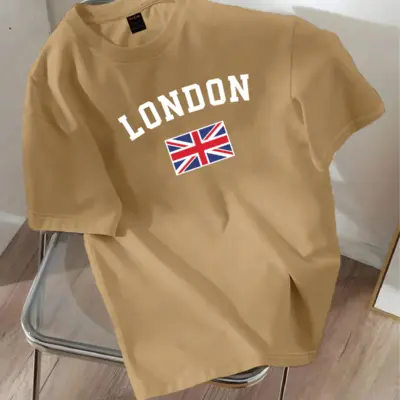 Drop Shoulder Printed T-Shirt