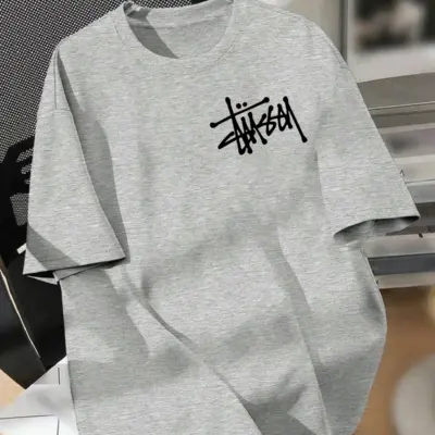 Drop Shoulder Printed T-Shirt