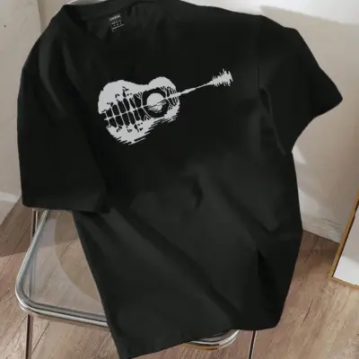 Drop Shoulder Printed T-Shirt