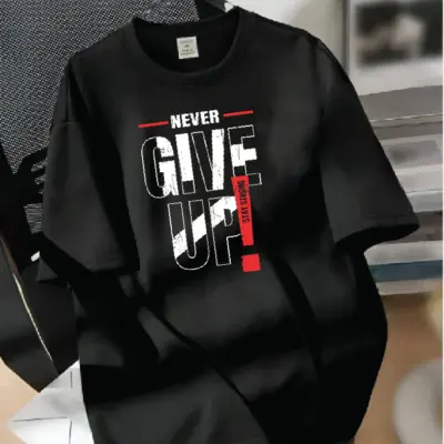 Drop Shoulder Printed T-Shirt