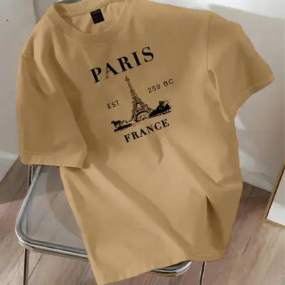 Drop Shoulder Printed T-Shirt