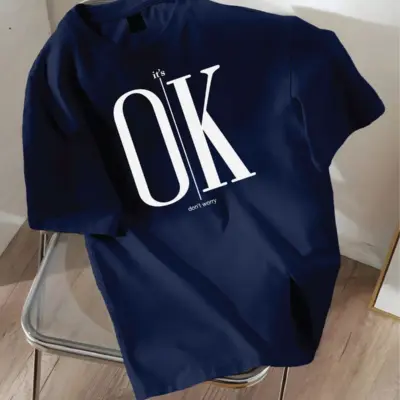 Drop Shoulder Printed T-Shirt (Copy)