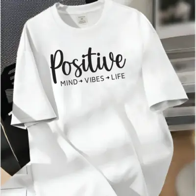 Drop Shoulder Printed T-Shirt