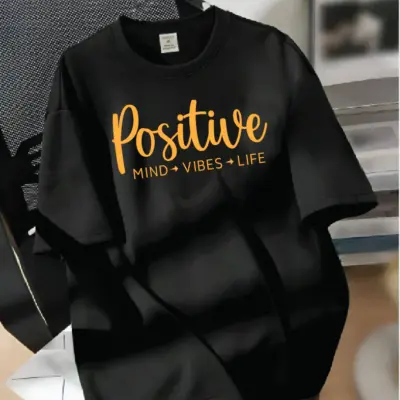 Drop Shoulder Printed T-Shirt