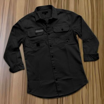 Unique Kaizer Cotton Double Pocket  Half Shirt