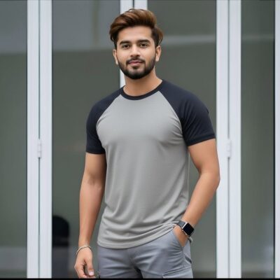Raglan Half Sleeve T-Shirt