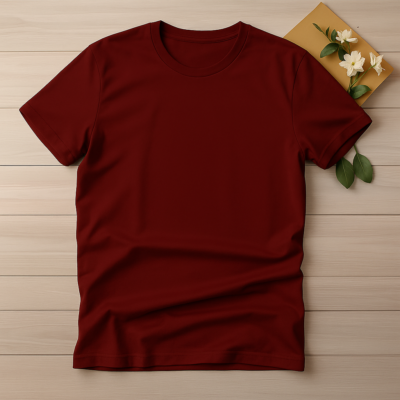 Solid  [ Cotton Regular T Shirt ]