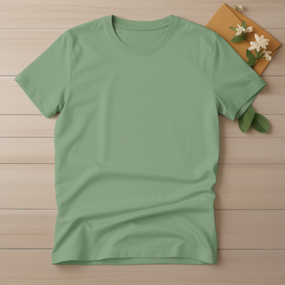 Solid  [ Cotton Regular T Shirt ]
