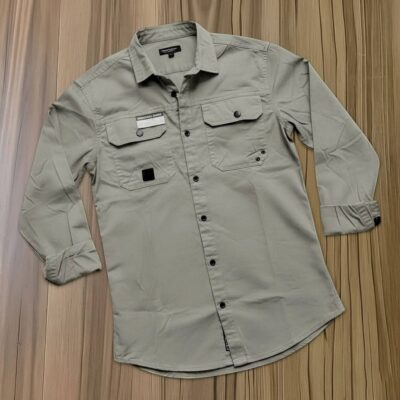 Unique Kaizer Cotton Double Pocket  Half Shirt