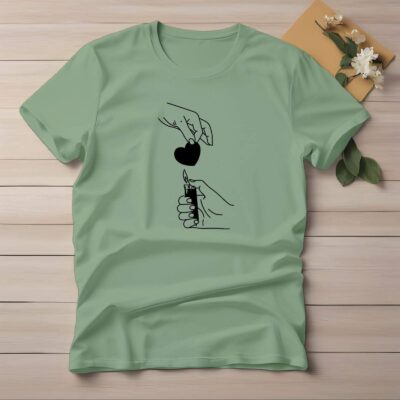 Printed Cotton Regular T Shirt