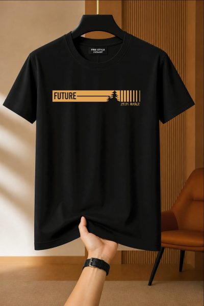 Printed Cotton Regular T Shirt