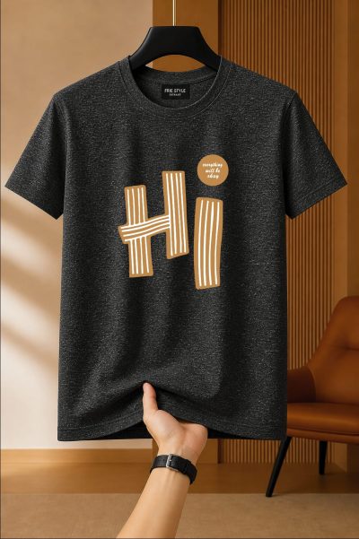 Printed Cotton Regular T Shirt