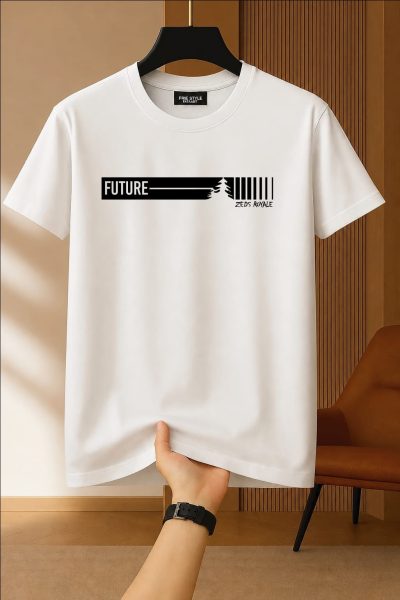 Printed Cotton Regular T Shirt