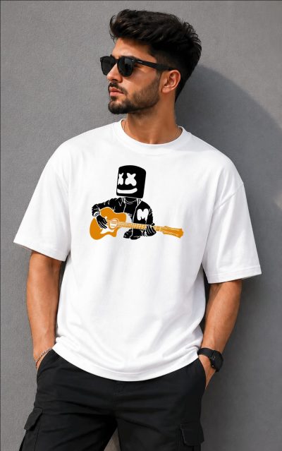 Premium Printed Drop-Shoulder T-Shirt