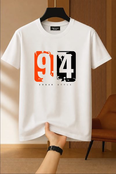 Printed Cotton Regular T Shirt