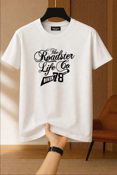 Printed Cotton Regular T Shirt