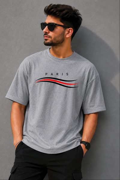 Premium Printed Drop-Shoulder T-Shirt