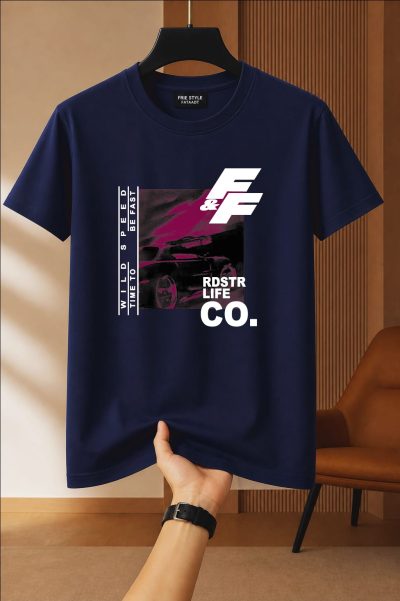 Printed Cotton Regular T Shirt